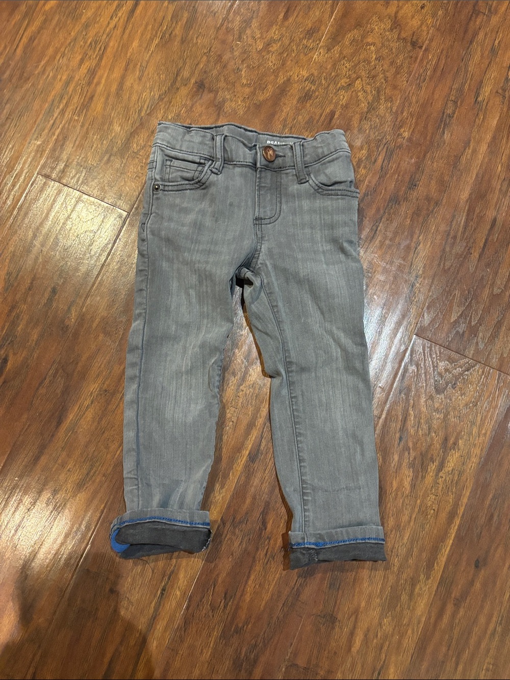 Mugsy Kids Slim Fit Gray Denim Jeans
